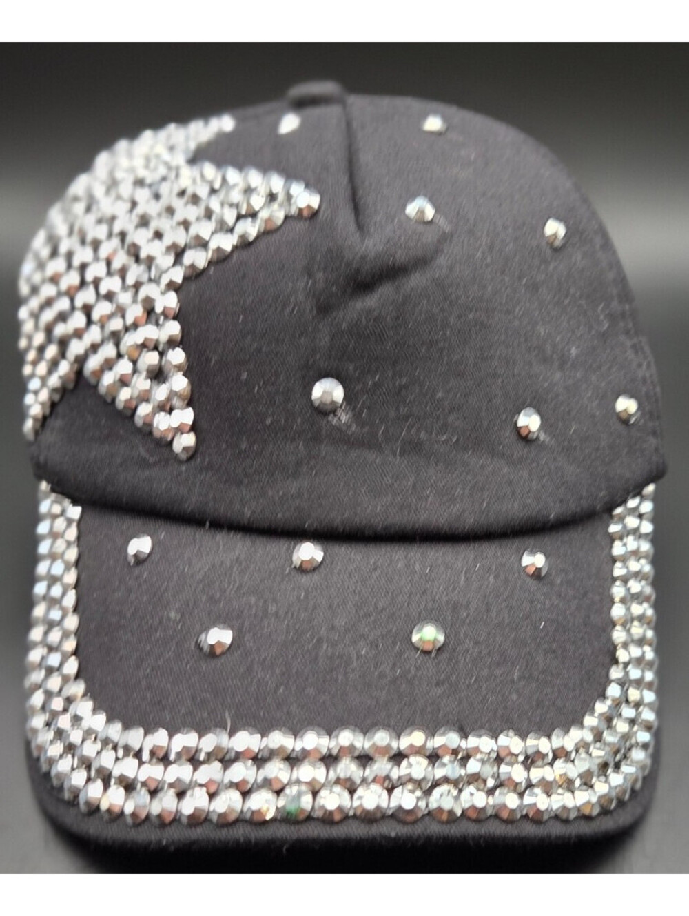 Bejeweled Star Black Women's Ballcap Pre-Owned Very Clean One Owner One Size
